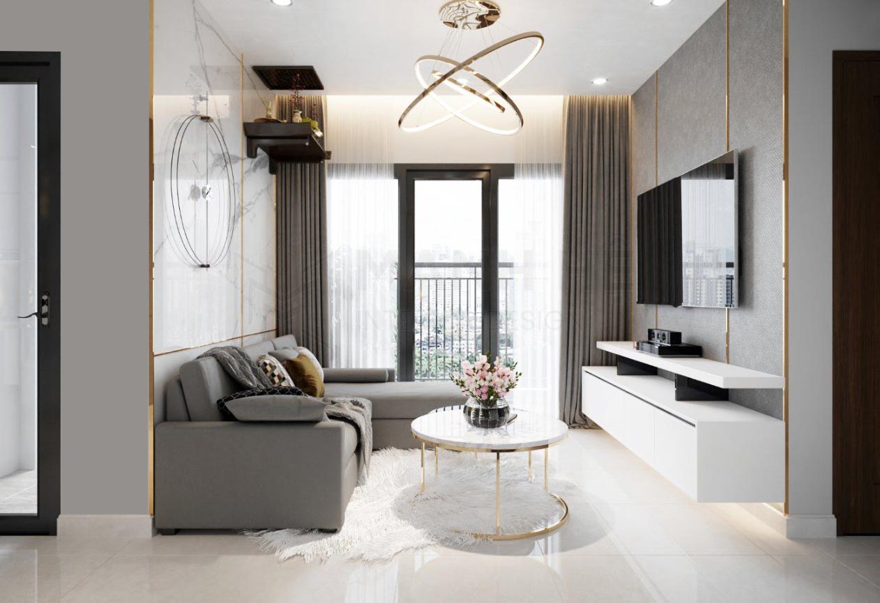 Thiết kế nội thất phòng khách có không gian nhỏ — LINEA DECOR