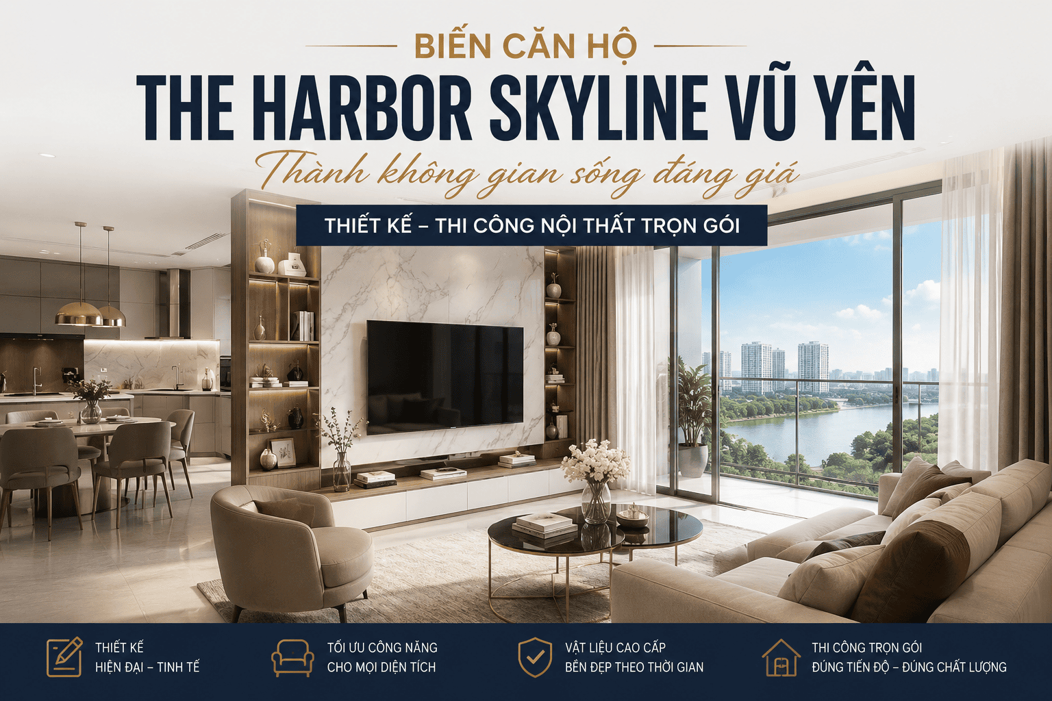 Biến Căn Hộ The Harbor Skyline Vũ Yên Thành Không Gian Sống Đáng Giá